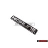 VW Original HIGHLINE Arrière Embleme Monogramme Logo - 1E0853687B H44