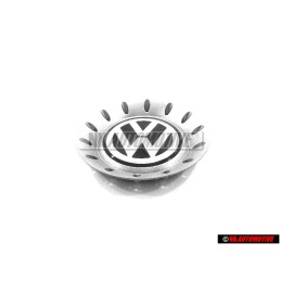 VW Original Enjoliveur De Roue Brillant Chrome/Gris Dolomit - 1C0601149B GRB