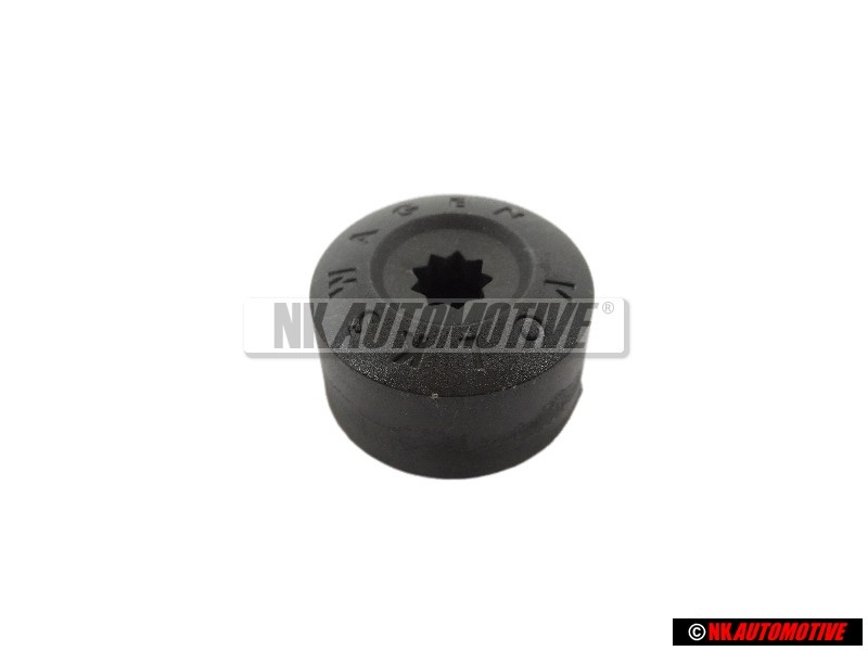 VW Original Capuchon De Boulon De Roue Noir Satine - 7M3601173A 01C