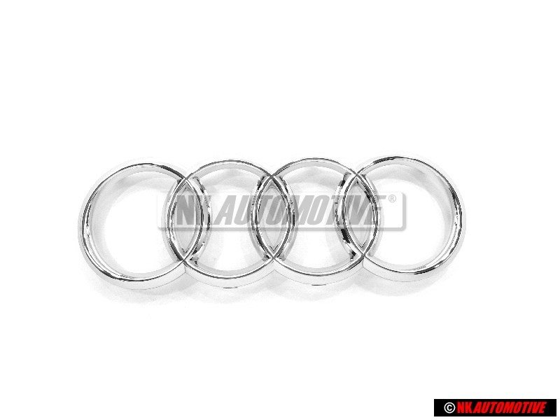 Audi Original Anneaux Avant Embleme Logo Chrome - 4H0853605B 2ZZ