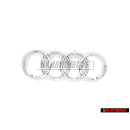 Audi Original Anneaux Avant Embleme Logo Chrome - 4K8853605 2ZZ