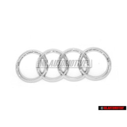 Audi Original Anneaux Arrière Embleme Logo Chrome - 4K8853742 2ZZ