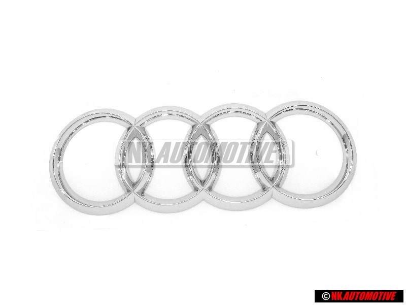 Audi Original Anneaux Arrière Embleme Logo Chrome - 4K8853742 2ZZ