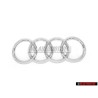 Audi Original Anneaux Arrière Embleme Logo Chrome - 4K8853742 2ZZ