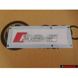 Audi Original RS5 Arrière Embleme Monogramme Logo Chrome Rouge - 8T0853740