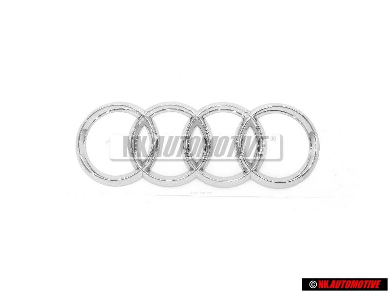 Audi Original Anneaux Arrière Embleme Logo Chrome - 8T0853742B 2ZZ
