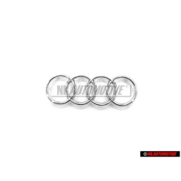 Audi Original Anneaux Avant Embleme Logo Chrome - 8J0853605B 2ZZ