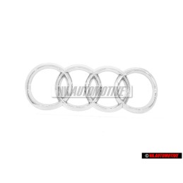 Audi Original Anneaux Arrière Embleme Logo Chrome - 8W8853742 2ZZ