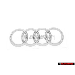 Audi Original Anneaux Arrière Embleme Logo Chrome - 8P0853742A 2ZZ