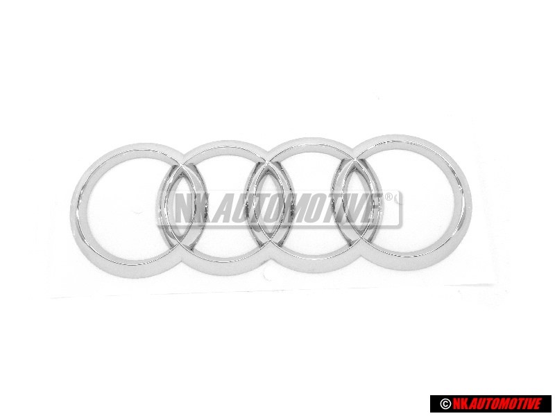 Audi Original Anneaux Arrière Embleme Logo Chrome - 8P0853742A 2ZZ