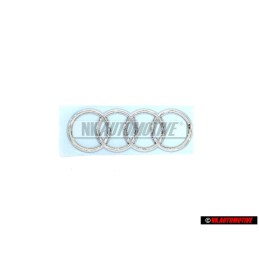 Audi Original Anneaux Arrière Embleme Logo Chrome - 420853742 2ZZ