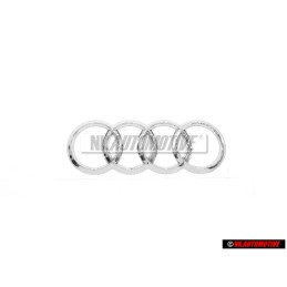 Audi Original Anneaux Arrière Embleme Logo Chrome - 4H0853742A 2ZZ
