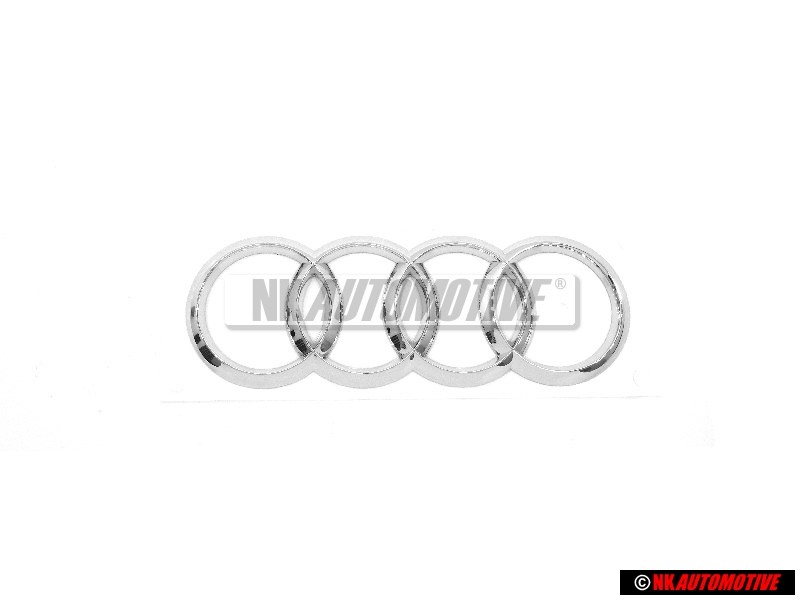 Audi Original Anneaux Arrière Embleme Logo Chrome - 4H0853742A 2ZZ
