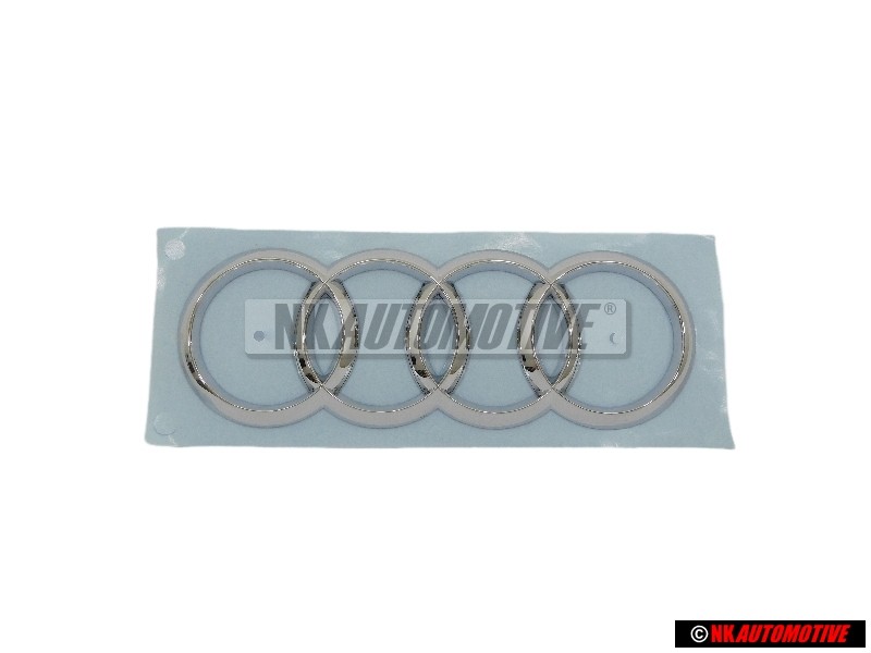 Audi Original Anneaux Arrière Embleme Logo Chrome - 8V0853742 2ZZ