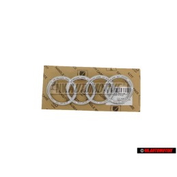 Audi Original Anneaux Avant Embleme Logo Chrome - 4S7853742E 2ZZ