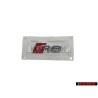 Audi Original R8 Côté Embleme Monogramme Logo Chrome Rouge - 4S0853736 2ZZ