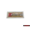 Audi Original RS3 Arrière Embleme Monogramme Logo Chrome Rouge - 8P0853740 2ZZ