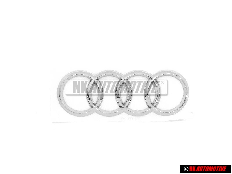 Audi Original Anneaux Arrière Embleme Logo Chrome - 8V4853742 2ZZ
