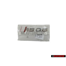 Audi Original RSQ8 Arrière Embleme Monogramme Logo Chrome Rouge - 4M8853740 2ZZ