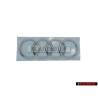 Audi Original Anneaux Arrière Embleme Logo Chrome - 8X0853742A 2ZZ