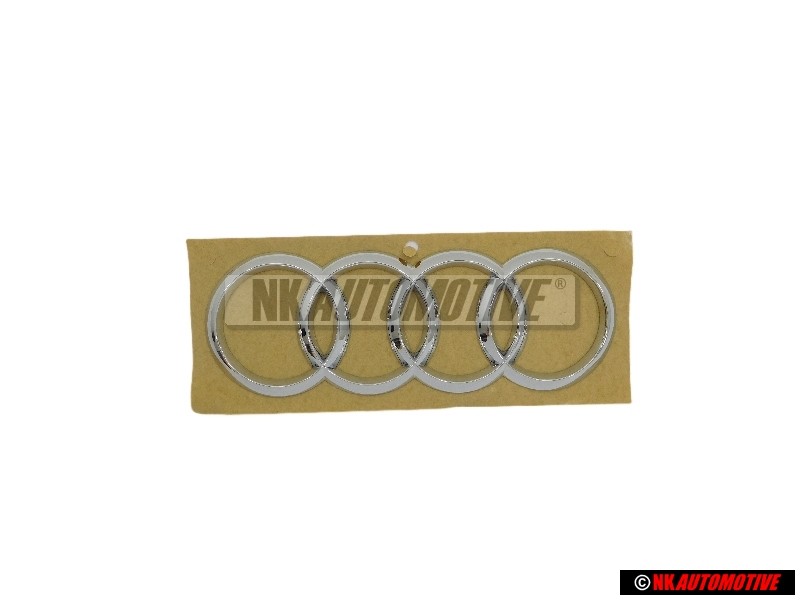 Audi Original Anneaux Arrière Embleme Logo Chrome - 8V7853742 2ZZ