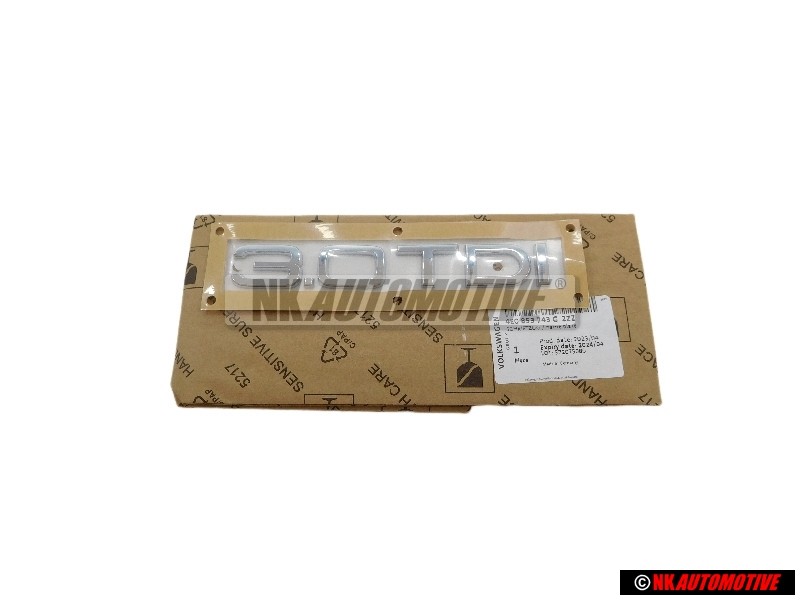 Audi Original 3.0 TDI Arrière Embleme Monogramme Logo Chrome - 4E0853743G 2ZZ
