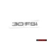 Audi Original 30 FSI Arrière Embleme Monogramme Logo Chrome - 4H0853744 2ZZ