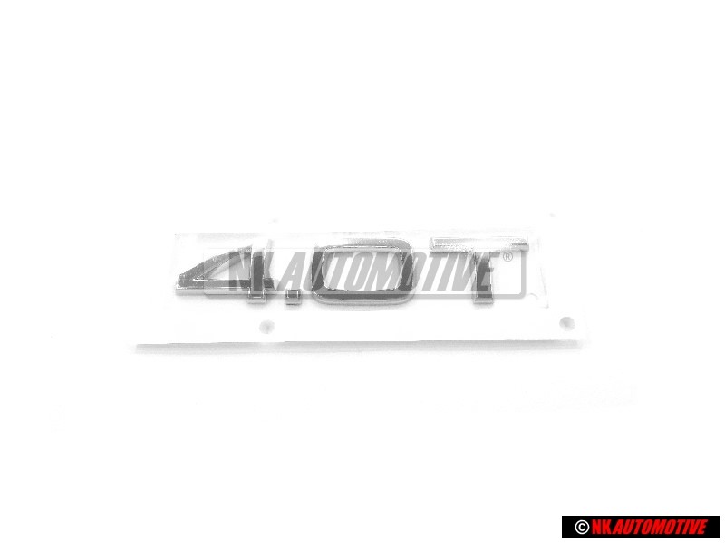 Audi Original 4.0T Arrière Embleme Monogramme Logo Chrome - 4H0853743G 2ZZ