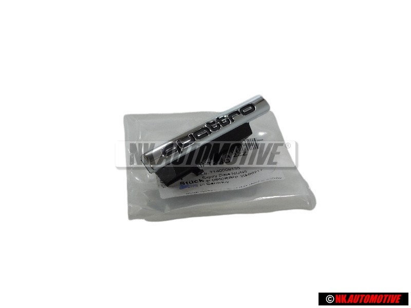 Audi Original QUATTRO Avant Embleme Monogramme Logo Chrome - 4H0853736A 2ZZ