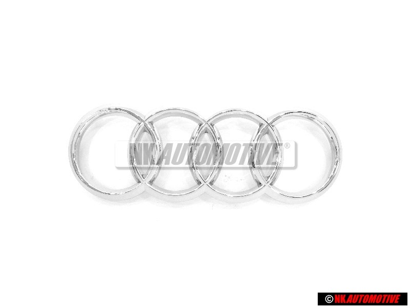 Audi Original Anneaux Avant Embleme Logo Chrome - 4N0853605 2ZZ