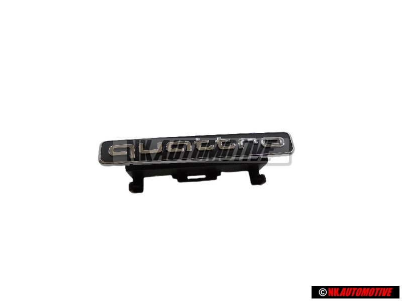 Audi Original QUATTRO Avant Embleme Monogramme Logo Noir Chrome - 4N0853736 2ZZ