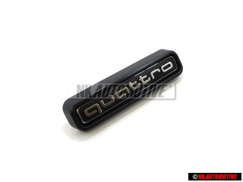 Audi Original QUATTRO Avant Embleme Monogramme Logo Noir Chrome - 4N0853736A 2ZZ
