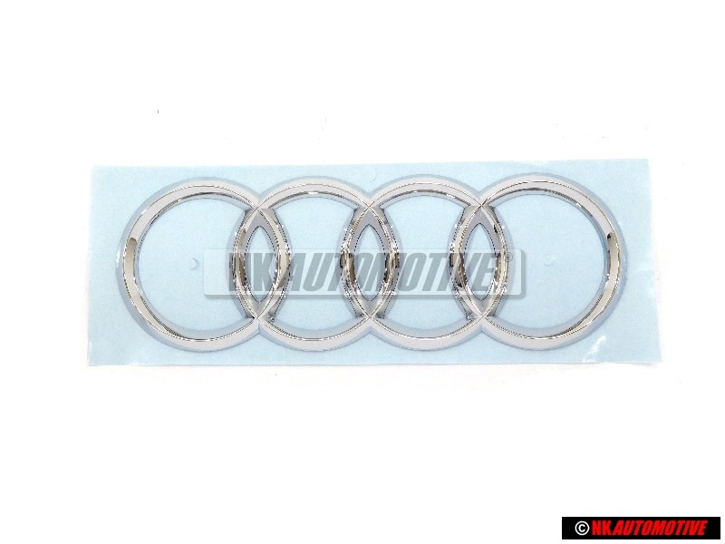 Audi Original Anneaux Arrière Embleme Logo Chrome - 4N0853742 2ZZ