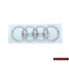 Audi Original Anneaux Arrière Embleme Logo Chrome - 4N0853742 2ZZ
