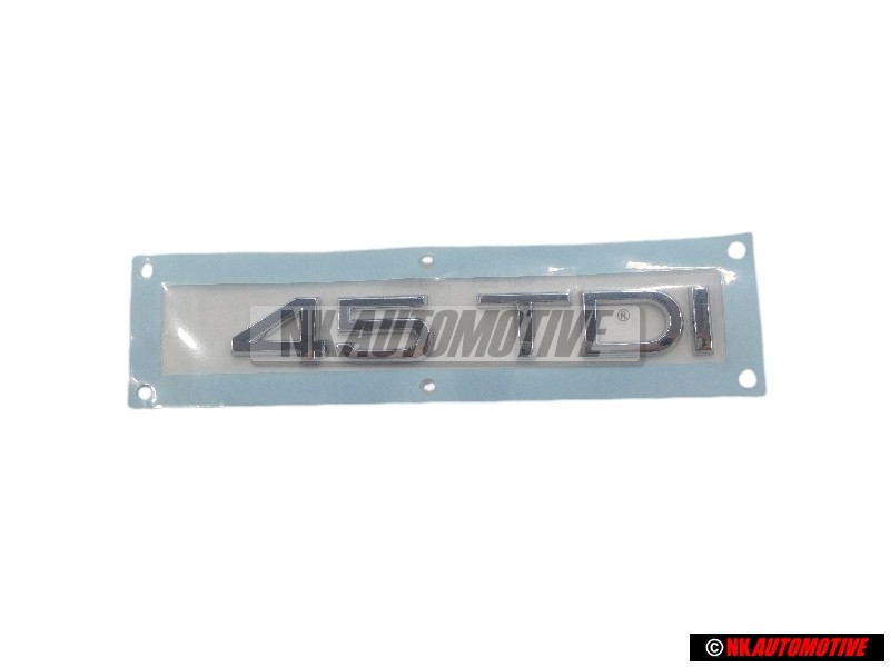 Audi Original 45 TDI Arrière Embleme Monogramme Logo Chrome - 4G0853744D 2ZZ