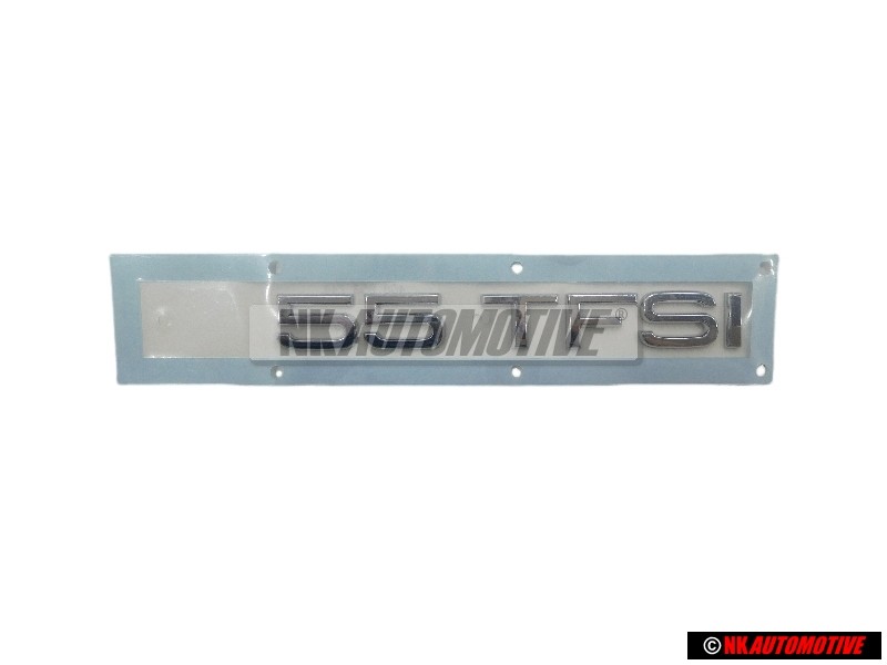Audi Original 55 TFSI Arrière Embleme Monogramme Logo Chrome - 4G8853744 2ZZ