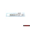 Audi Original 60 TFSI Arrière Embleme Monogramme Logo Chrome - 4N0853744C 2ZZ