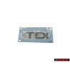 Audi Original TDI Arrière Embleme Monogramme Logo Chrome - 8J0853737 2ZZ