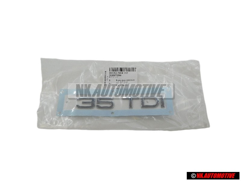 Audi Original 35 TDI Arrière Embleme Monogramme Logo Chrome - 8K0853744D 2ZZ