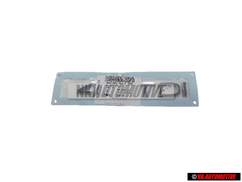 Audi Original 40 TDI Arrière Embleme Monogramme Logo Chrome - 8K0853744E 2ZZ