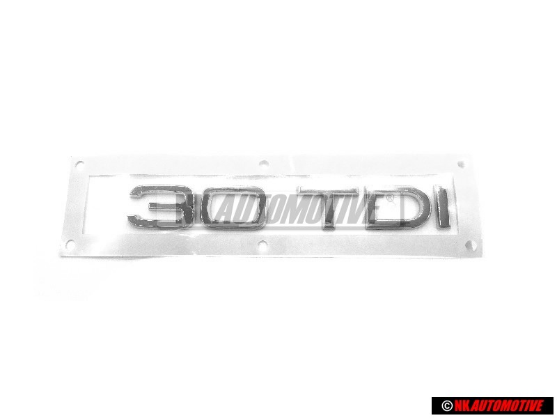Audi Original 30 TDI Arrière Embleme Monogramme Logo Chrome - 8K0853744C 2ZZ