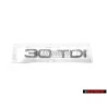 Audi Original 30 TDI Arrière Embleme Monogramme Logo Chrome - 8K0853744C 2ZZ