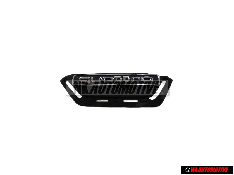 Audi Original QUATTRO Avant Embleme Monogramme Logo Noir Chrome - 4K0853736E 2ZZ