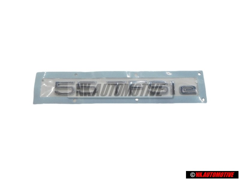 Audi Original 55 TFSI E Arrière Embleme Monogramme Logo Chrome - 80A853744L 2ZZ