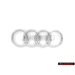 Audi Original Anneaux Avant Embleme Logo Chrome - 8K0853605