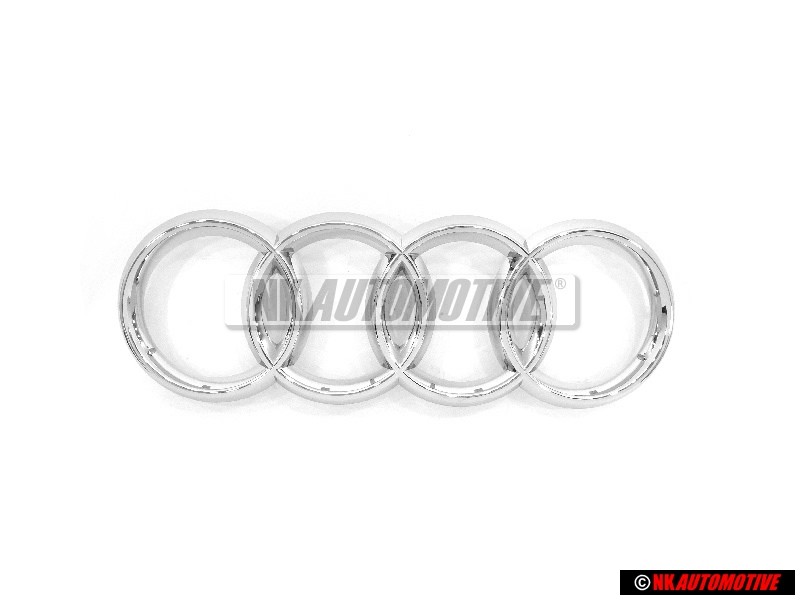 Audi Original Anneaux Avant Embleme Logo Chrome - 8K0853605