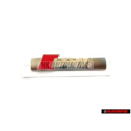 Audi Original DTM Côté Embleme Monogramme Logo Chrome Rouge - 8E0853601A
