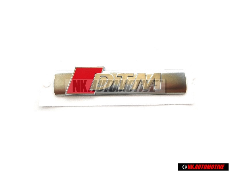Audi Original DTM Côté Embleme Monogramme Logo Chrome Rouge - 8E0853601A