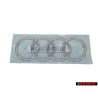 Audi Original Anneaux Arrière Embleme Logo Chrome - 8K9853742 2ZZ