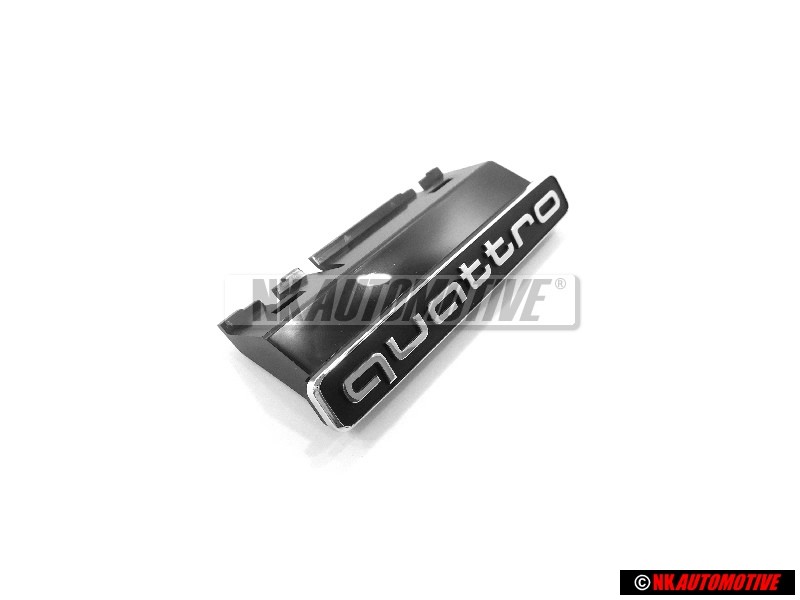 Audi Original QUATTRO Avant Embleme Monogramme Logo Noir Chrome - 8W0853736 2ZZ